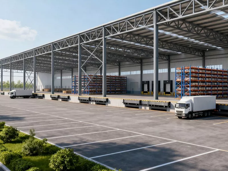 שטאָל סטרוקטור פאַרשפּרייטונג צענטער בילדינג